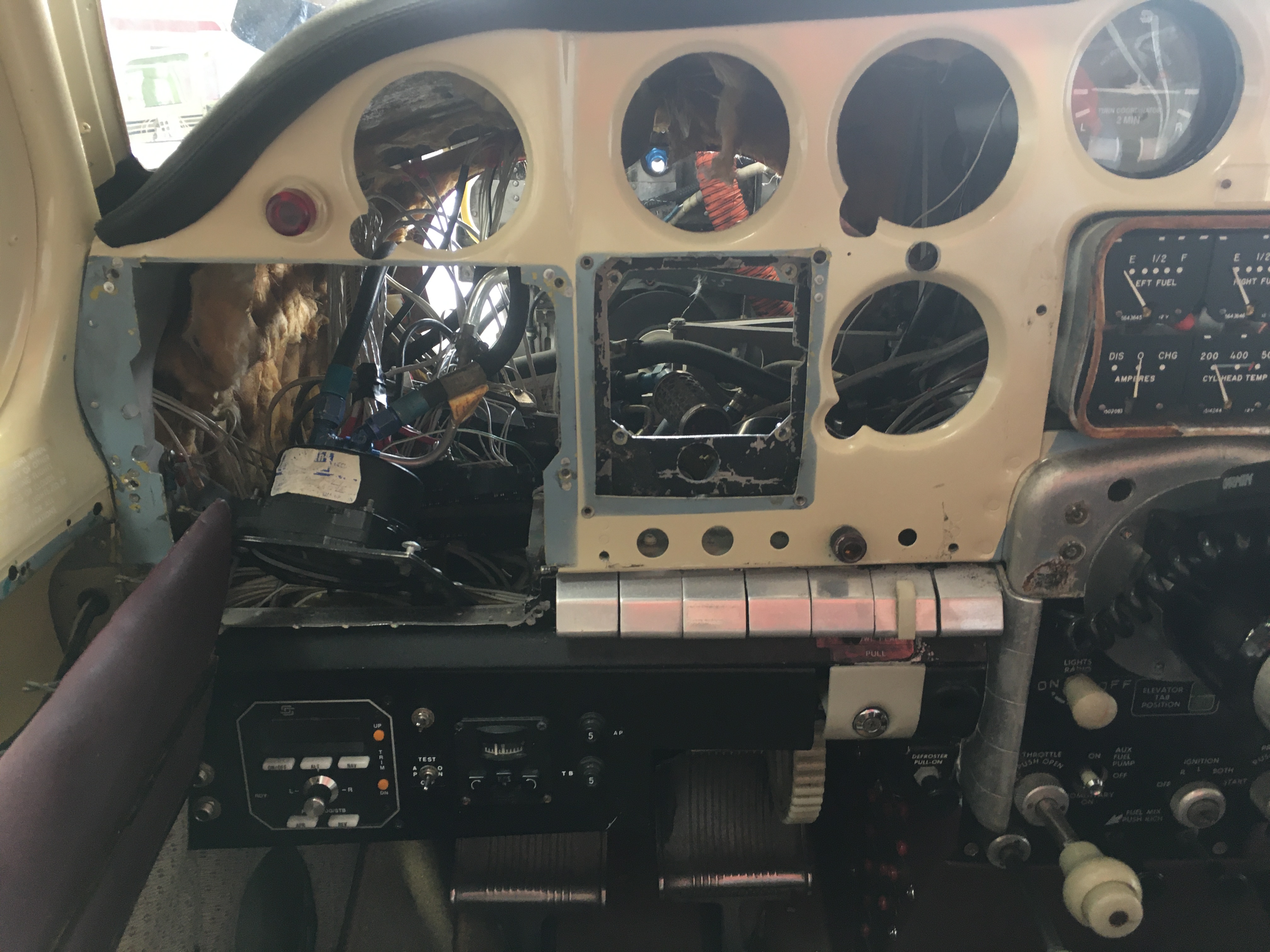 Old Avionics Removed